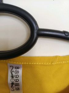 Yellow Champion Style T-Shirt Dress