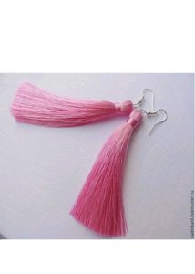 Elegant Silk Thread Jhumka Earrings