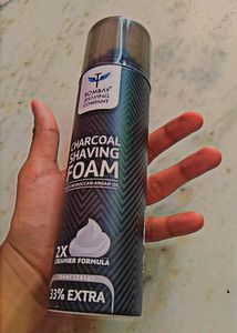 Bombay Shaving Company Charcoal Shaving Foam With Moroccan Argan Oil || 2x Creamier Formula || Only 1 Time Use ||