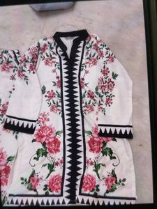Floral Print Kurta Set/ coords with Pants