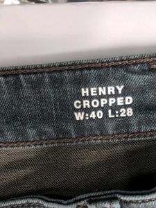 U.S. POLO ASSN.Henry Cropped Fit Blue Jeans