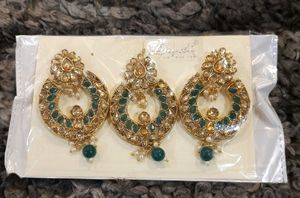 Heavy Earings With Maangtika 🛍