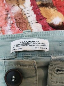 Zara Light Green Pants