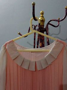 Chic Pleated Pastel Dress