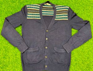 Imported Navy Blue Cardigan