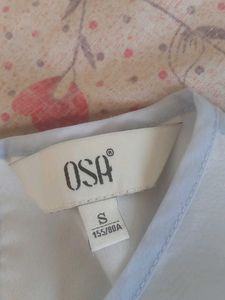 White Embroidered Short Sleeve Top