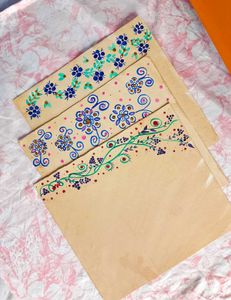Hand-painted Vintage Sheets for Crafts