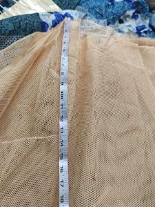 for sell - lahenga cancan with stitched 5.5 mtr