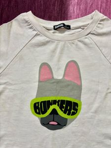 Cute French Bulldog Graphic T-Shirt, size (S)