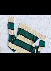 H&amp;M Chic Striped Knit Sweater