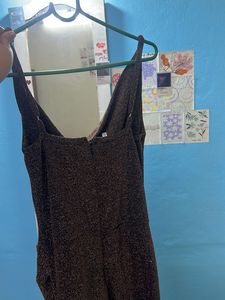 Sparkly Ruched Mini Dress