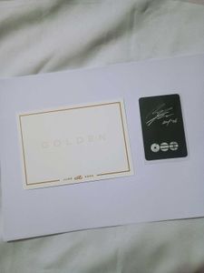 BTS Jk Postcard &amp; RM photocard