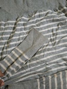 GAP Striped Knit Cardigan