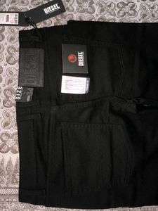 Diesel Black Jeans - Straight Fit Jean