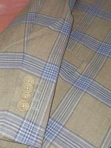 Men's Checked Blazer