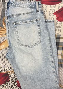 H M High waist Light Blue Jeans