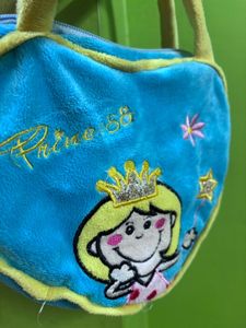 Cute Princess Heart Shaped Plush Bag