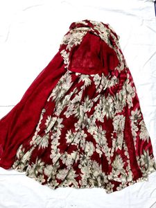 Maroon daily wear new saree