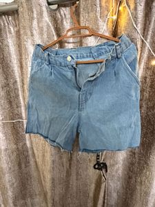 Light Wash Denim Shorts