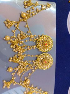 Golden Heavy Bahubali Earrings