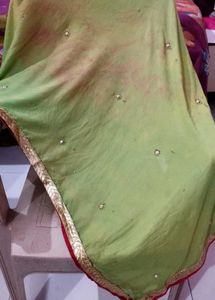Green Embroidered Salwar Suit Set