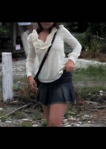Denim Skirt, from Thailand.