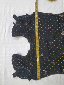 Stylish Black Bandhani Print Kurta