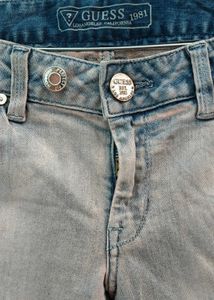Guess Jeans + Chikankari Palazzo