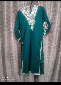 Embroidered Kurta Set with Dupatta