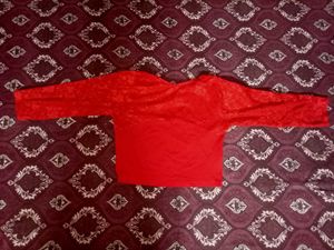Red blouse