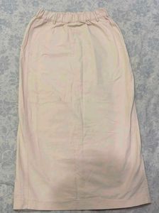 Beige Midi Skirt