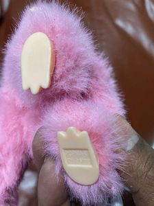 Fluffy Pink Fairy Labubu Plush Bagcharm