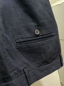 Classic Navy Blue Men's Trousers