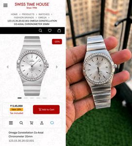 Omega Constellation Diamond Watch PREMIUM QUALITY