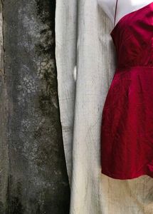 I. Stunning One-Shoulder Red Dress