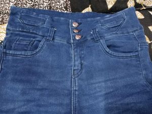dark blue skinny denim stretchable for girls