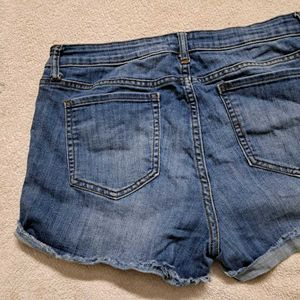 Y2k Vintage Blue Denim Shorts