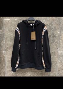 Burberry Hoodie Checkered Sleeves