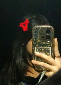 Crochet angry hairclip