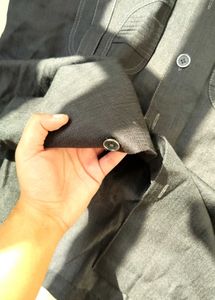 Men's Dark Grey full sleeve Casual Shirt