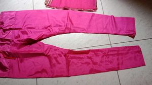 Pink Embroidered Girls' Dress