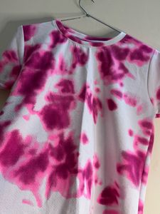 Vibrant Pink Tie-Dye T-Shirt
