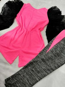 🆕 Girls' Sparkle Outfit 🎀