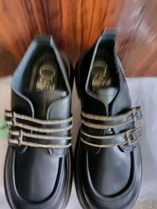 Buckle Platform Shoes