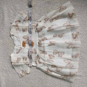 Adorable Butterfly Print Dress for Girls
