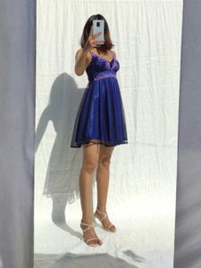 A Line Sexy Mesh Slip Dress