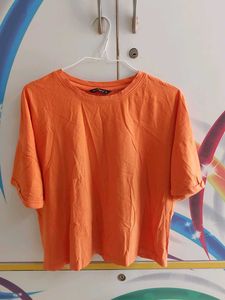 Orange Oversized Tee