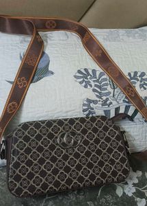 Stylish Monogram Crossbody Bag