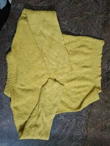 Cozy Yellow Knit Sweater