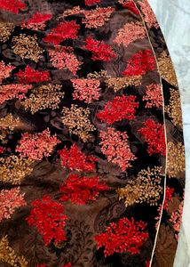 #राजस्थानीे लहंगा# red and ब्लैक Floral प्रिंट